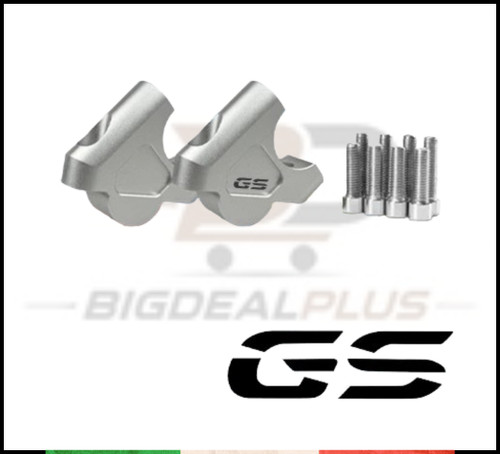Riser lenker 32mm silver - riser,