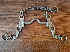 Spanische Barock Kandare  Messing Gebiss