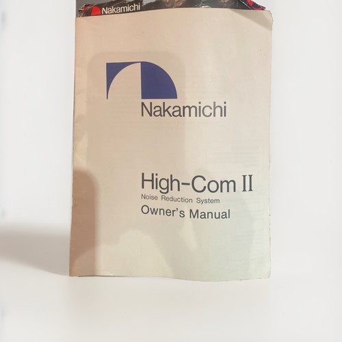 Nakamichi high com - high-com, noise