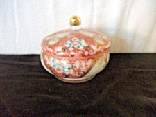 Böhmisches Glas Dose Gold