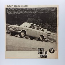 1961 BMW 700 Automobil Werbung Werbeanzeige Reklame Advertising