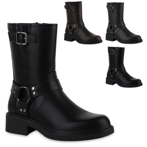Damen biker boots - damen,