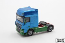 Herpa DAF XF 105 SSC Zugmaschine blau-metallic/grün lackiert 1:87 /H25592