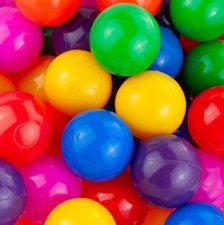 Bunte weiche Kunststoff