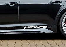 2 St. Quattro 01 Aufkleber Sticker Audi Schriftzug Tuning SUV Verschiedene Farbe
