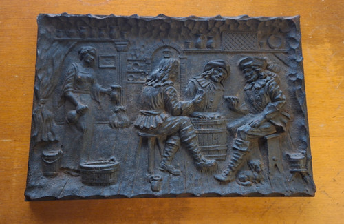 Wandbild relief aus eisen - wandbild,