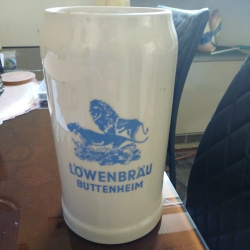 Alte bierkrug krug löwenbräu - alte,