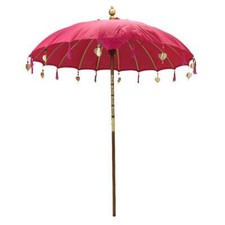 Bali Sonnenschirm Balinesischer Garten Sommer Sonnenschutz Schirm ca.180 cm