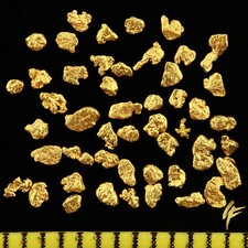 50 Echte Goldnuggets Alaska Zertifikat 20-23 Karat Barren Münze Schmuck Geschenk