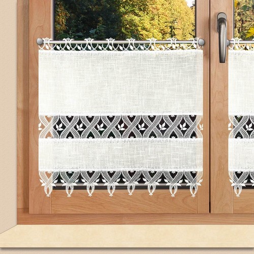 Landhausgardine ronja mit - landhausgardine,
