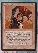 Magic Vintage - Battle Cry / Schlachtruf - Uncommon/Spontanzauber - Eiszeit - NM