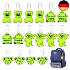 OSDUE 16PCS Sicherheits Reflektor Anhänger, Kinder Reflektor Anhänger, R