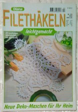 Filethäkeln Motive Decken Gardinen Zählmuster Häkeln 3/4 1999