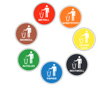 Aufkleber 7 Stück Set