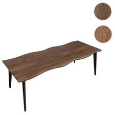 Esszimmertisch HWC-O60, Ausziehtisch Esstisch, Eisen MDF ausziehbar 160-220cm