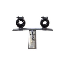 Multifeed Halter 2 Fach universal bis 2 Sat LNB feed 40mm Abstand 3° einstellbar