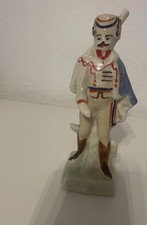Porzellan Soldat Figur Bemalt