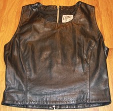 Lederbustier Ledertop