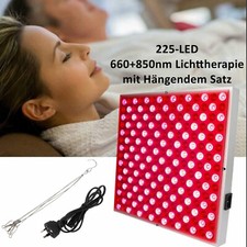 225-LED Rotlicht Infrarotlampe Nah-infrarot Therapie Lampe Lichttherapie 45W DE