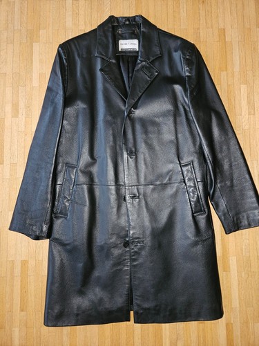 Ledermantel herren schwarz - herren,