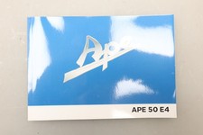 Bedienungsanleitung Handbuch Fahrerhandbuch Owners Manual Piaggio APE 50 C81 2