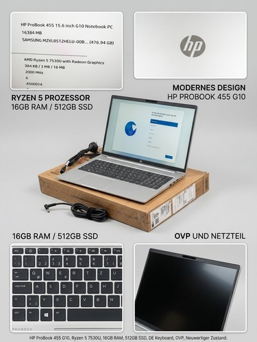 Probook 455 g10 ryzen 5 - hp,
