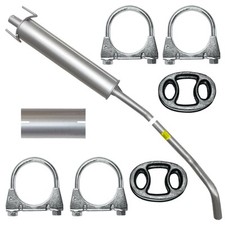 Mittelschalldämpfer Mitteltopf Auspuff für Opel Corsa C III 3 00-06 1.2 1.4