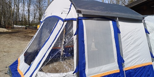 Vorzelt wohnwagen wohnmobil - wohnwagen, /