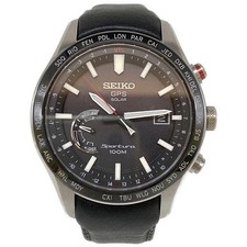 Seiko Sportura GPS Solar schwarzes Zifferblatt limitierte Auflage Herrenuhr 8...