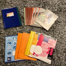 Konvolut Schreibwaren Schulartikel Schulbedarf Hefte Schulhefte Einbände