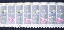  Einhorn Scheibengardine 10 Breiten Kindergardine Bistrogardine Mädchen Gardine 