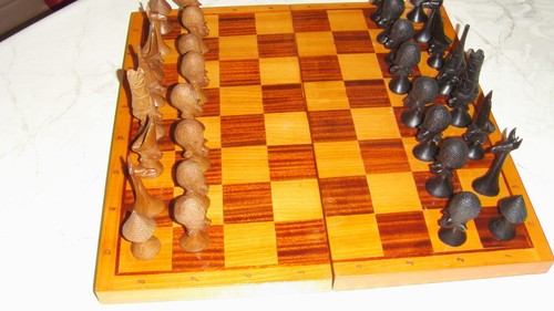 Schachfiguren aus kongo - aus,