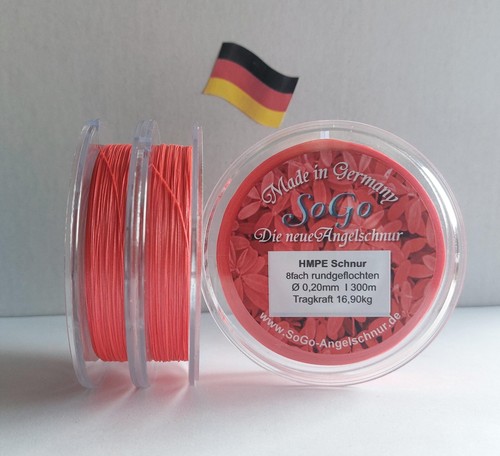 Angelschnur geflochten 8fach - angelschnur/geflochten/, 8fach/