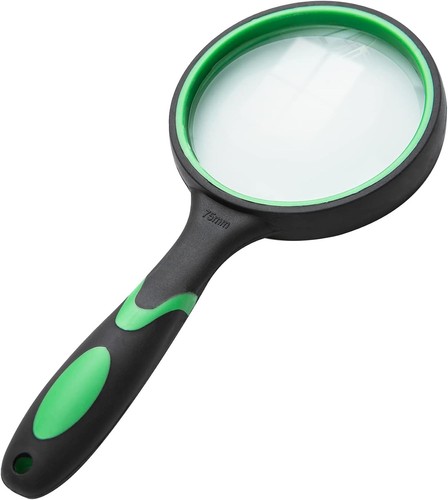 Lupe fach glas - lupe, 75mm