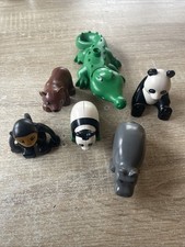 Lego Duplo 6 Teile Tiere Dschungel Zoo Affe Panda Nilpferd Bär Krokodil
