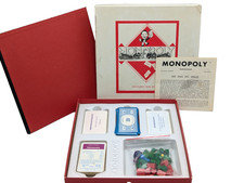 Monopoly Classic Quadratisch Brettspiel Holz Schmidt Dm Ausgabe 1961 vollständig