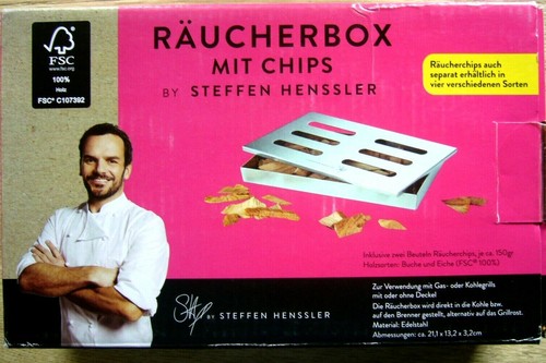Räucherbox mit chips - mit, by