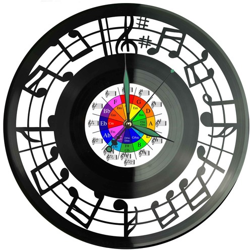 Musik wanduhr noten - musik,