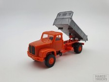 All Swiss Models Saurer D290/330 2-achs Kipper orange/grau /AS8