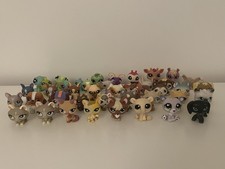 Littlest Pet Shop Lot Sammlung Rare Selten Hund Katze Fuchs Eisbär Lama 