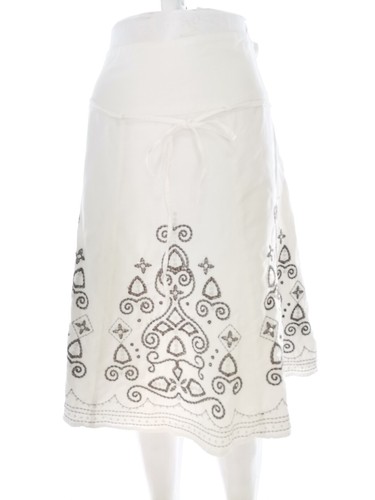 Boho folklore midi rock weiß - boho,