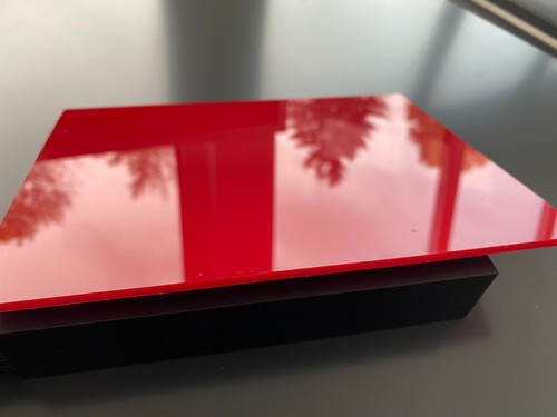 Acrylglas rot 3mm - rot, i