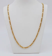 Lange Figaro Kette in 18 Kt/750 Gelbgold!