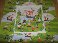 Wickie Kinder Bettwäsche TaurusFilm 70er vintage Stoff 70s Viking fabric bedding