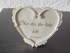 Herzrahmen mit Spruch