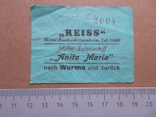 Alte fahrkarte eintrittskarte - , fahrkarte/eintrittskarte