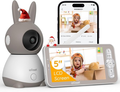 3mp iegeek zoll babyphone - 2k/3mp, 5