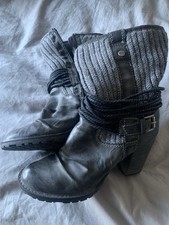 Tamaris Stiefel ,Größe 36 ,Strickmuster