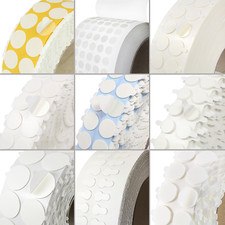 DOPPELSEITIGE KLEBEPUNKTE, runde Klebepads, extra stark, ablösbar, DIY, Montage