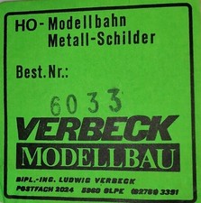 Verbeck H0  No. 6033  " DB "